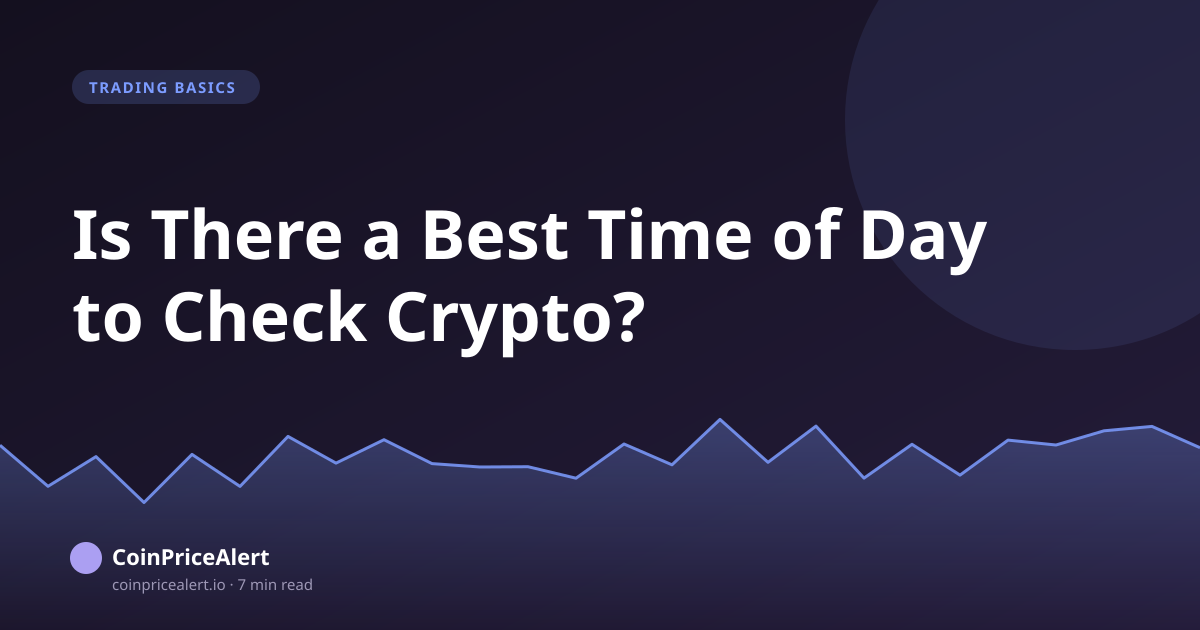 Is There a Best Time of Day to Check Crypto?