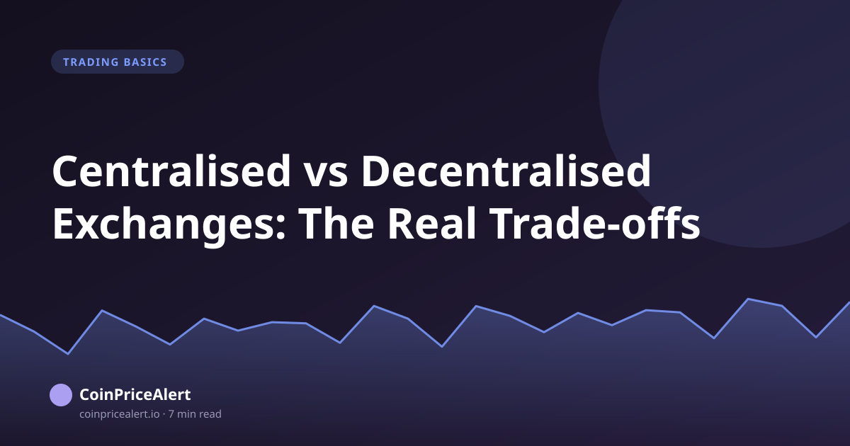 Centralised vs Decentralised Exchanges: The Real Trade-offs