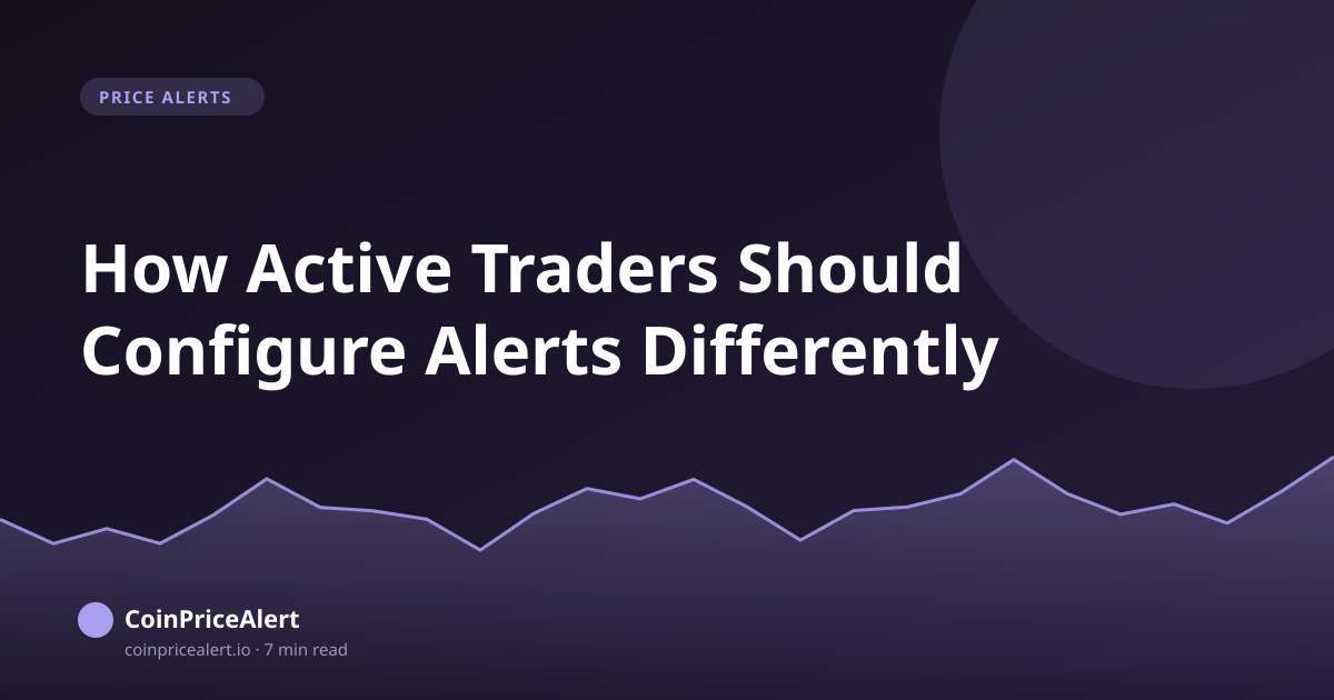 How Active Traders Should Configure Alerts Differently