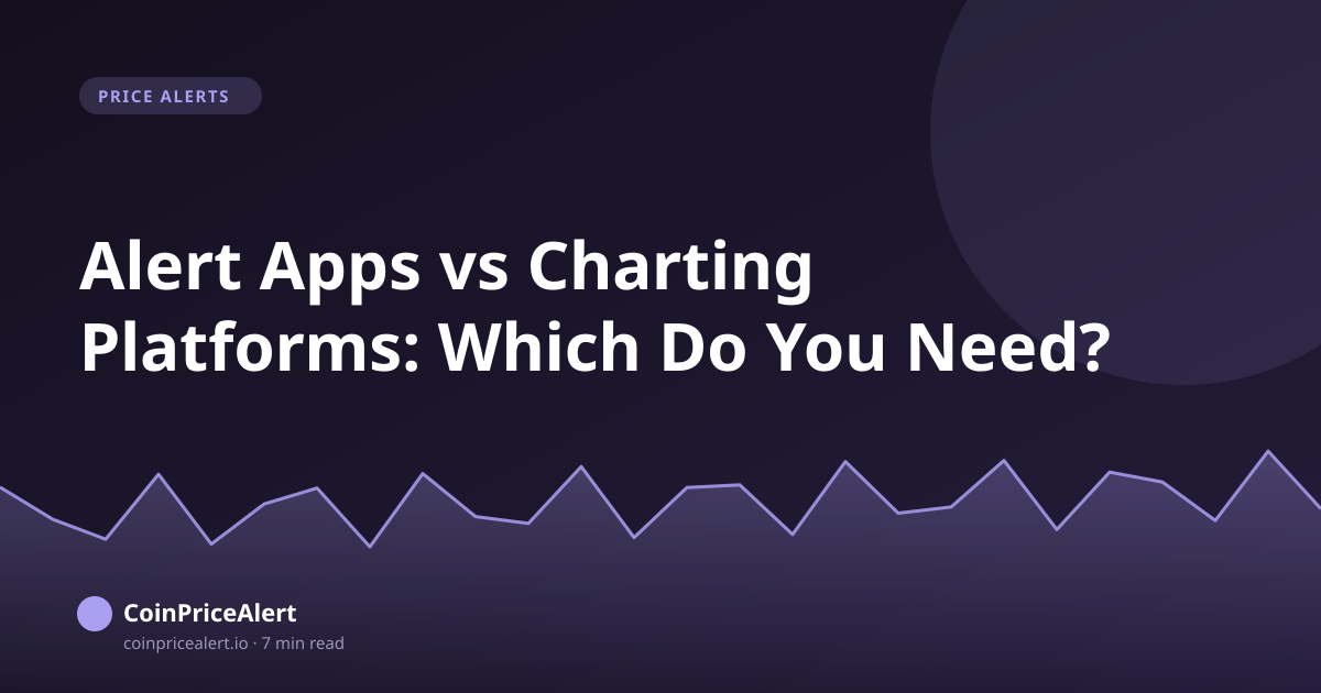 Alert Apps vs Charting Platforms: Which Do You Need?