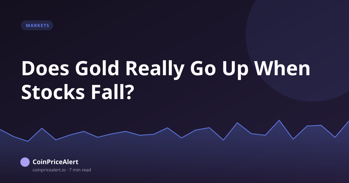 Does Gold Really Go Up When Stocks Fall?