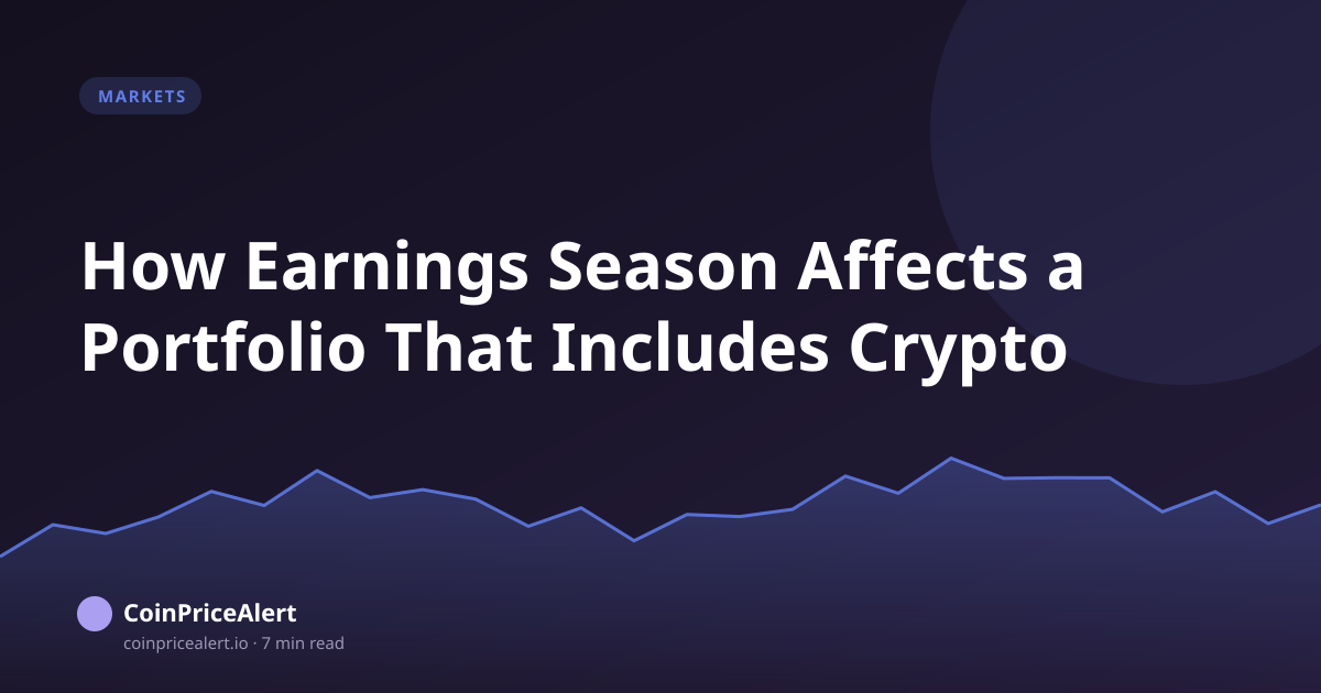 How Earnings Season Affects a Portfolio That Includes Crypto