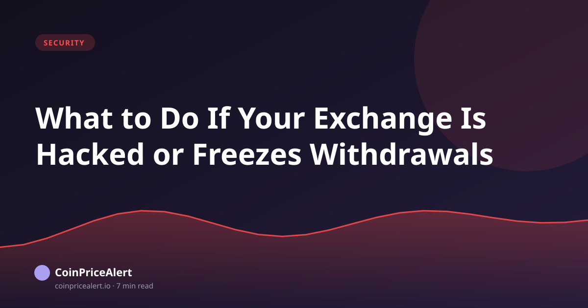 What to Do If Your Exchange Is Hacked or Freezes Withdrawals