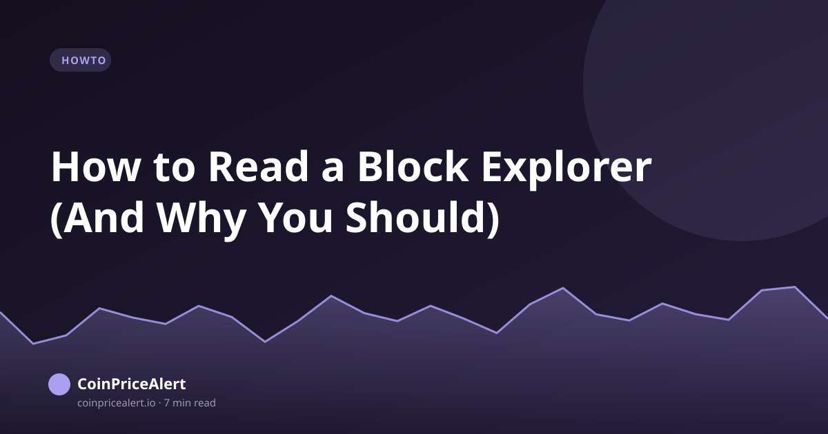 How to Read a Block Explorer (And Why You Should)