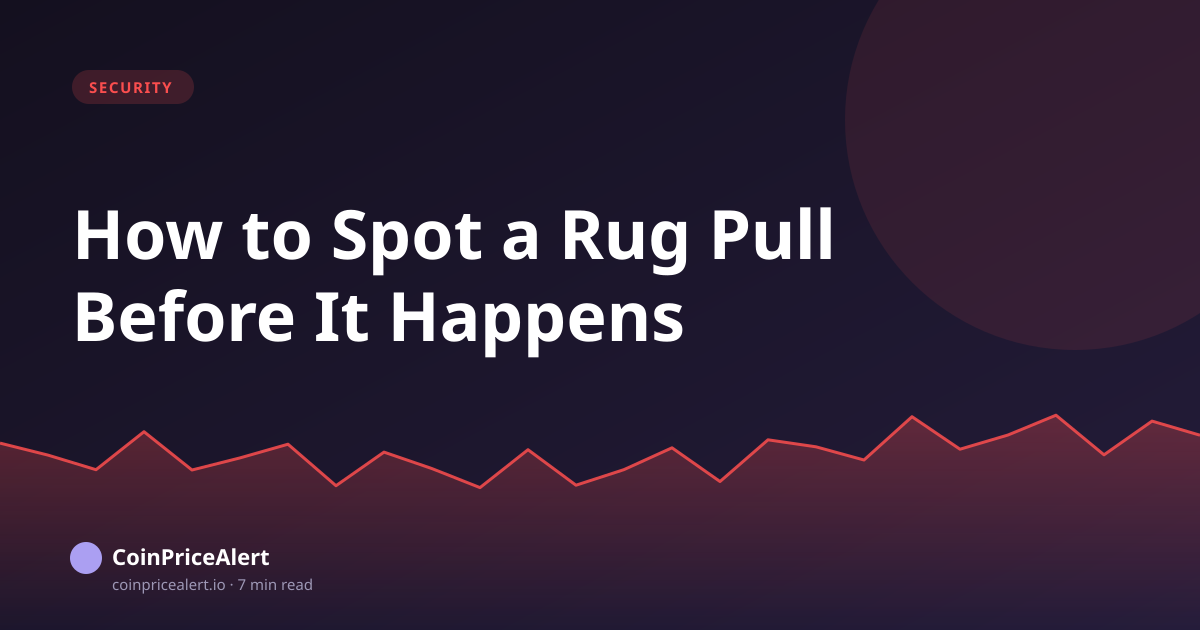 How to Spot a Rug Pull Before It Happens