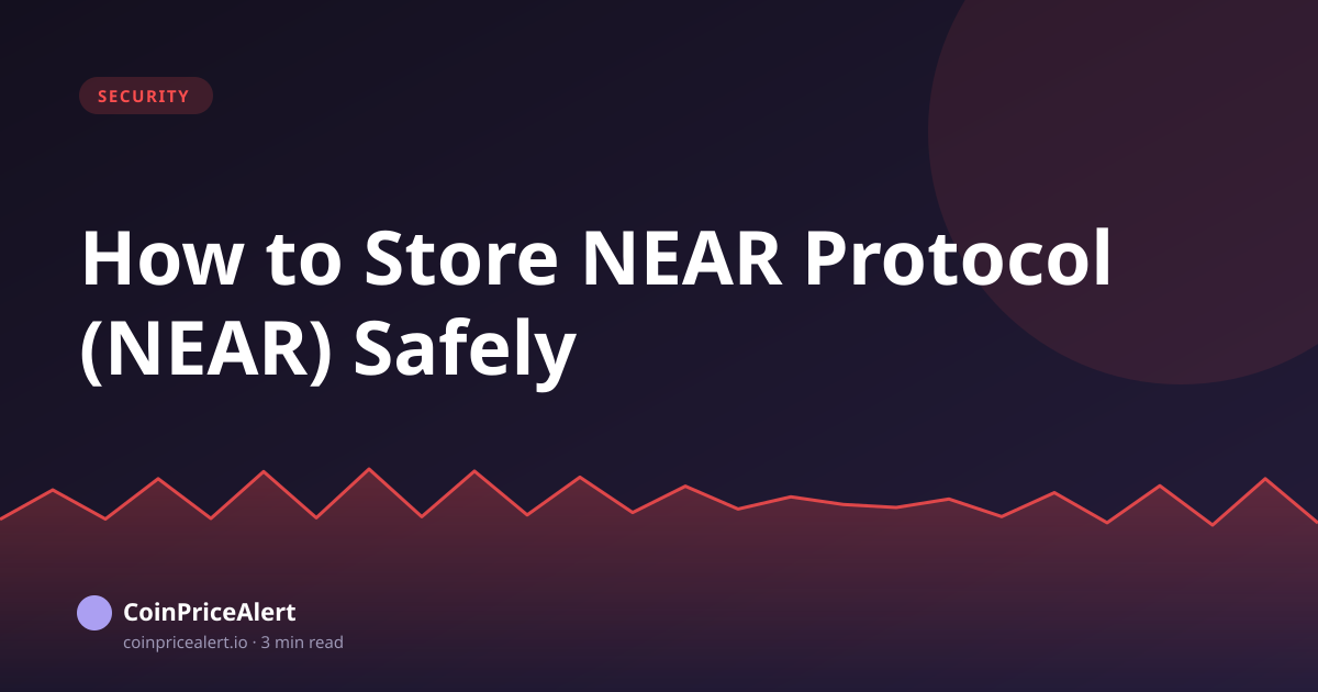 How to Store NEAR Protocol (NEAR) Safely