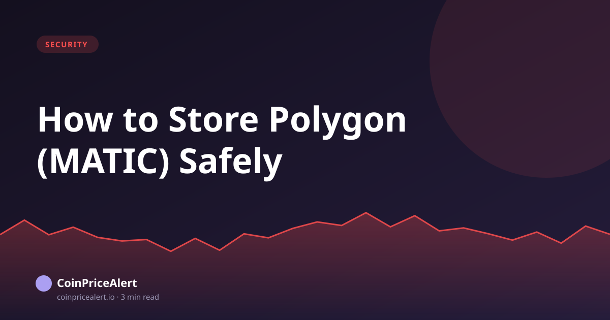 How to Store Polygon (MATIC) Safely