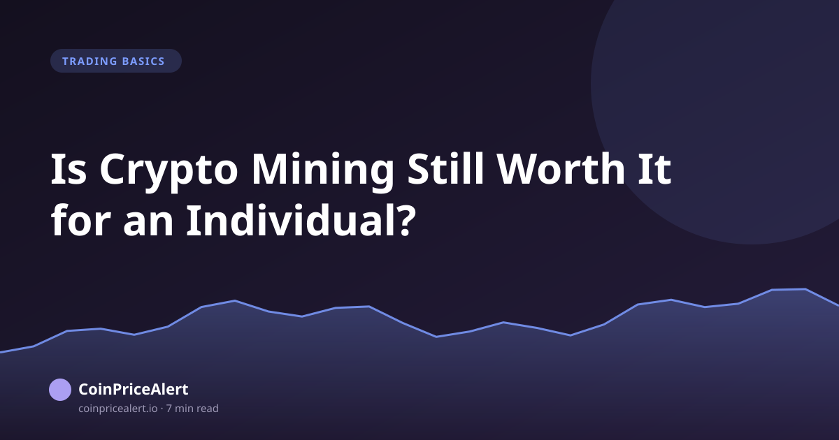 Is Crypto Mining Still Worth It for an Individual?