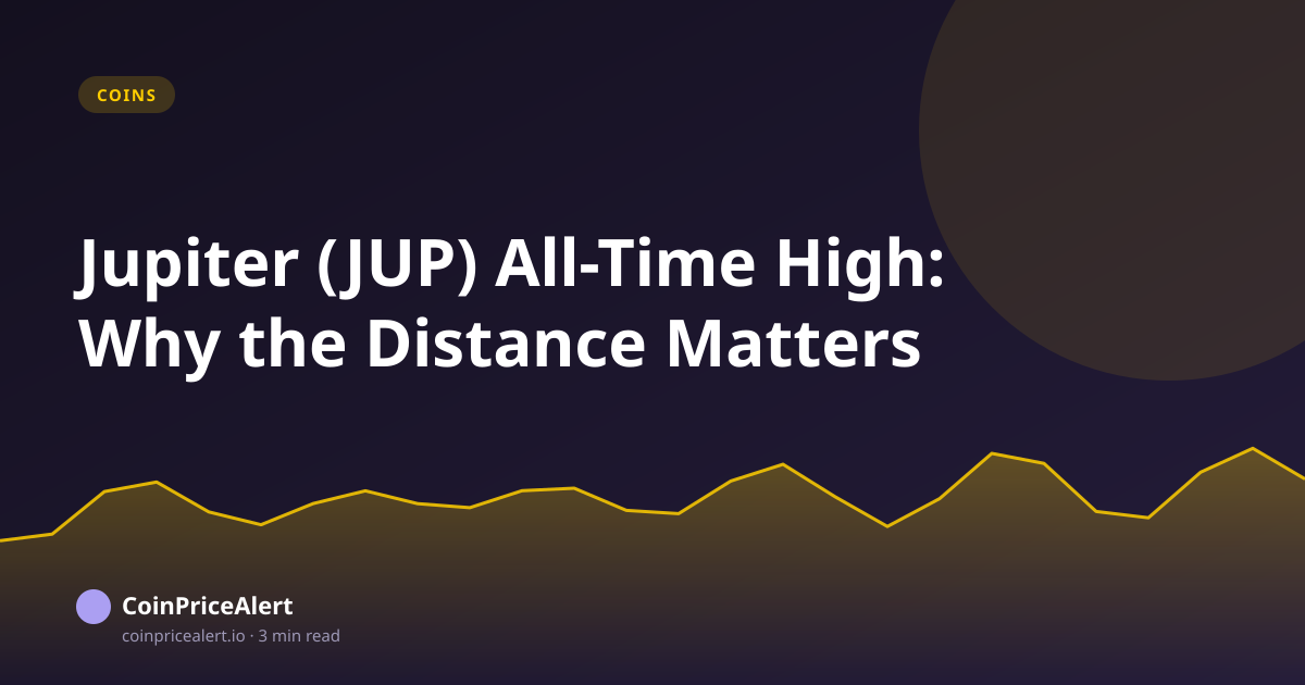 Jupiter (JUP) All-Time High: Why the Distance Matters