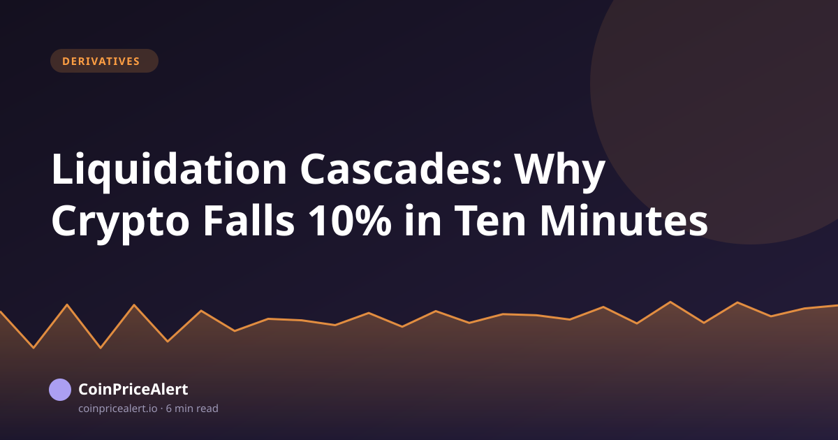 Liquidation Cascades: Why Crypto Falls 10% in Ten Minutes