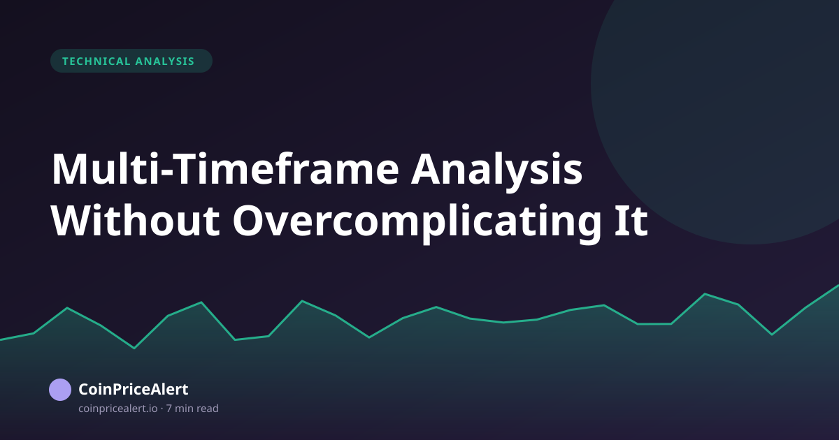 Multi-Timeframe Analysis Without Overcomplicating It