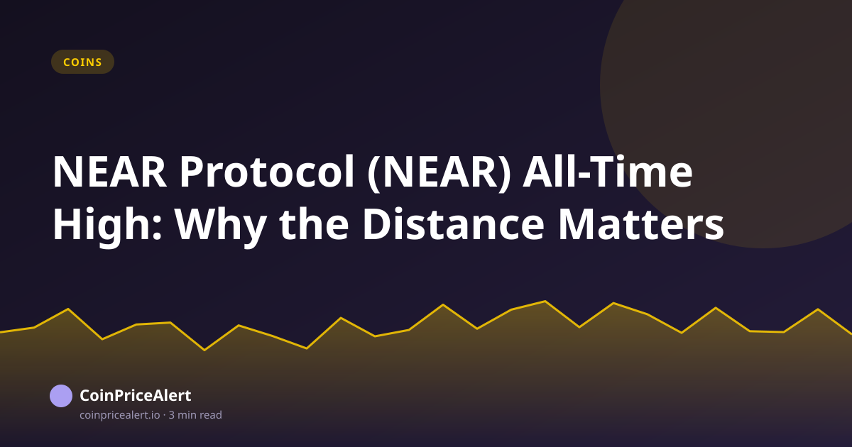 NEAR Protocol (NEAR) All-Time High: Why the Distance Matters