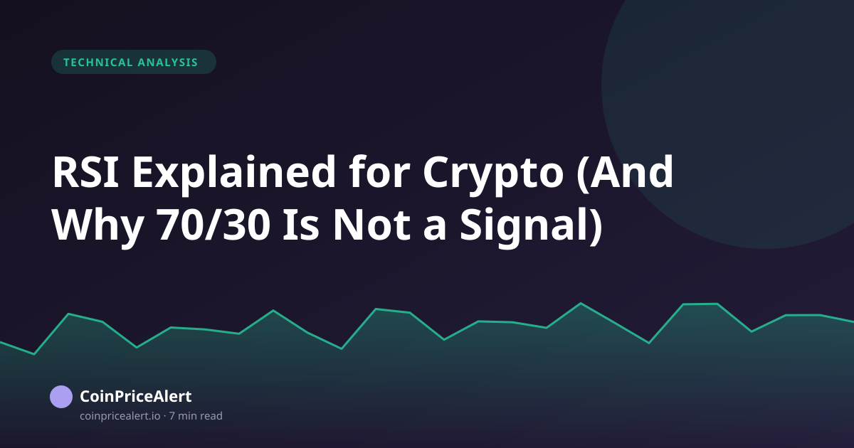 RSI Explained for Crypto (And Why 70/30 Is Not a Signal)