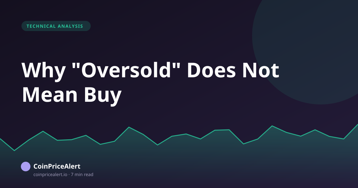 Why "Oversold" Does Not Mean Buy