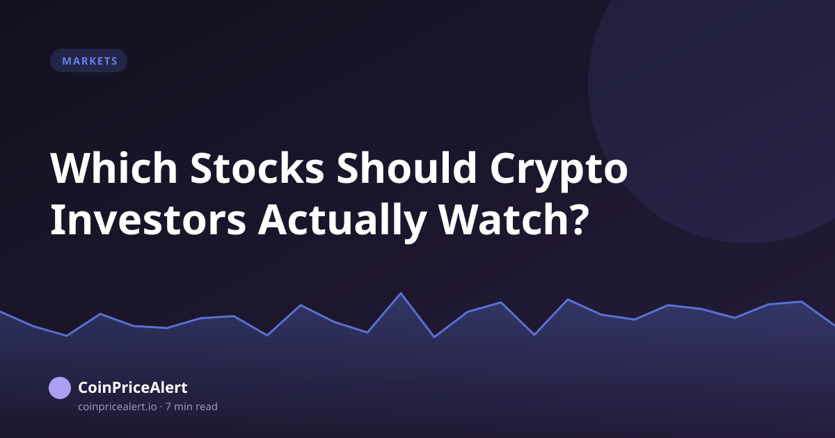 Which Stocks Should Crypto Investors Actually Watch?