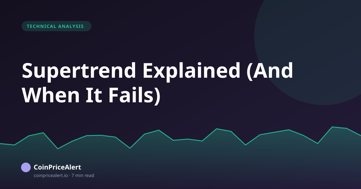 Supertrend Explained (And When It Fails)