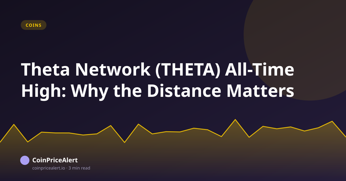 Theta Network (THETA) All-Time High: Why the Distance Matters