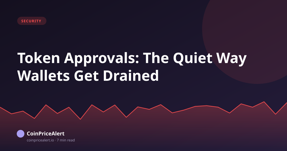 Token Approvals: The Quiet Way Wallets Get Drained