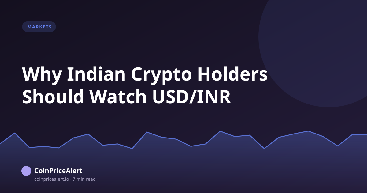 Why Indian Crypto Holders Should Watch USD/INR