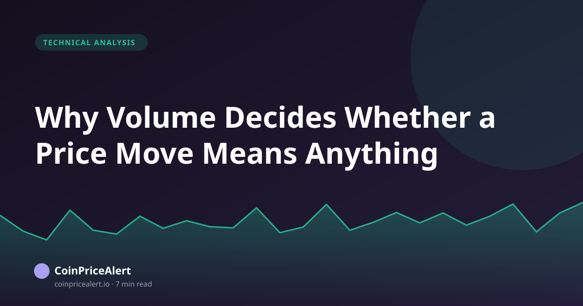 Why Volume Decides Whether a Price Move Means Anything