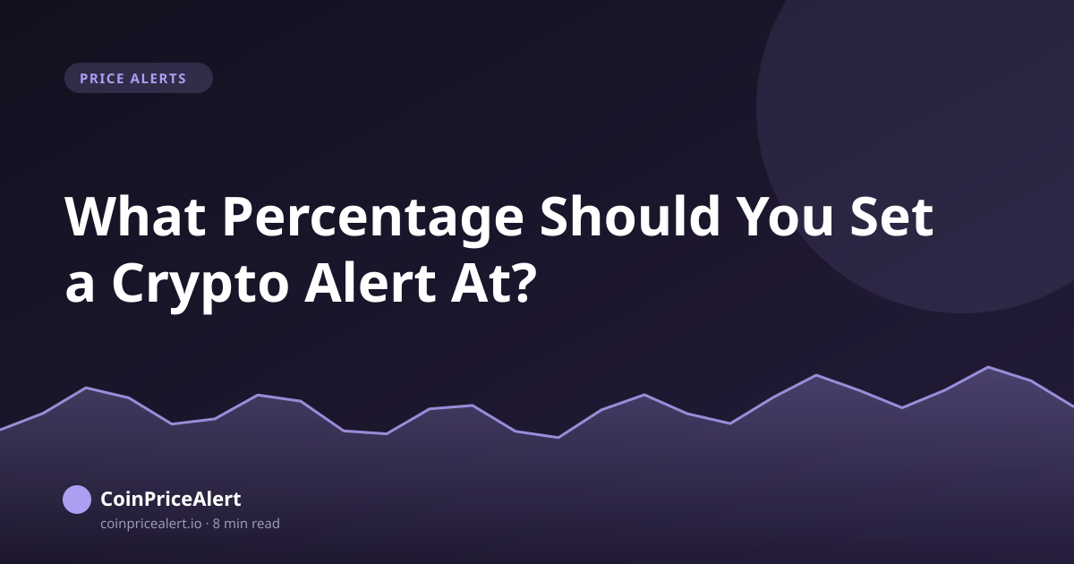 What Percentage Should You Set a Crypto Alert At?