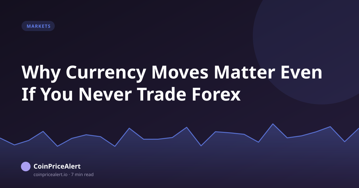 Why Currency Moves Matter Even If You Never Trade Forex
